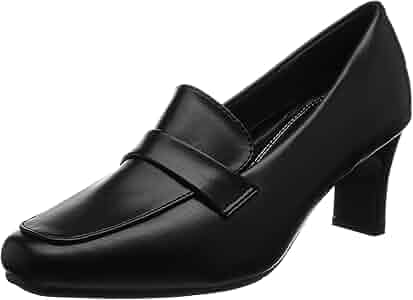 Amazon | [ロメオバレンチノ] パンプス スクエアトゥ ヒール6.5cm 足囲